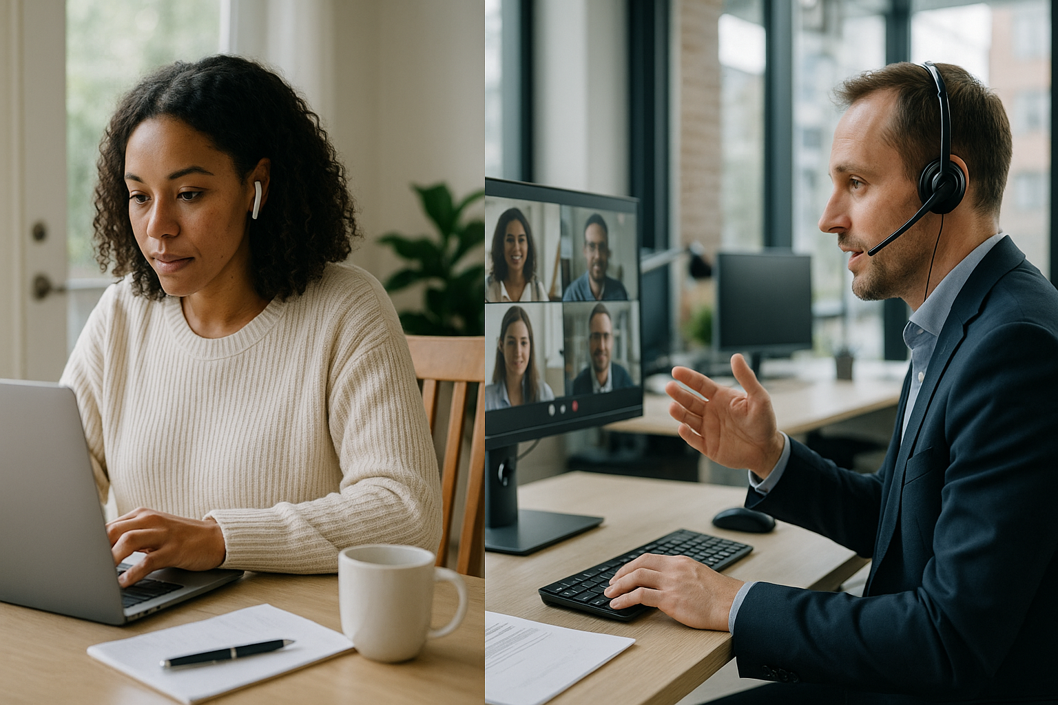 Hybride Arbeit umsetzen: Zwischen Flexibilität und Struktur